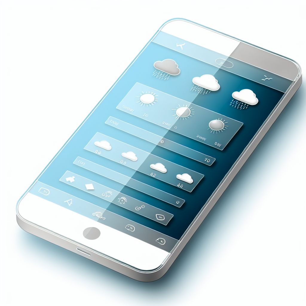 Weather in Home Mobile App